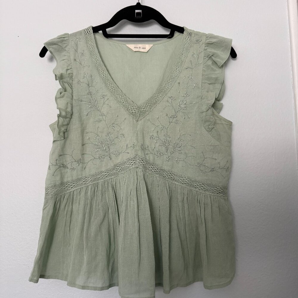 Ese O Ese Top Seafoam Size Small